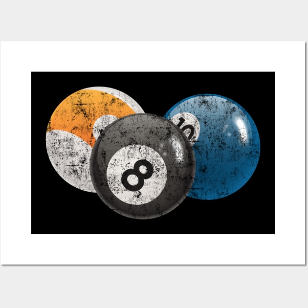 Vintage Pool Billiard Wall Art by vladocar